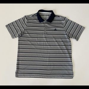 Adidas Men’s Golf Polo Shirt Size Large blue Gray